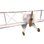 Полка-самолет Авиатор белого цвета