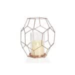 Andrea House Подсвечник «Соты» медь