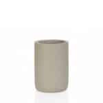 Andrea House Стакан для зубных щеток матовый бежевый