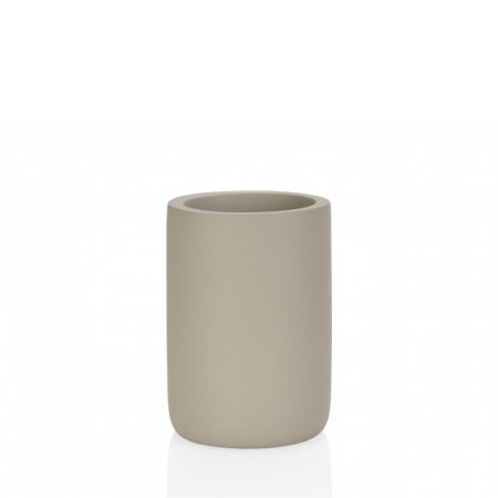 Andrea House Стакан для зубных щеток матовый бежевый