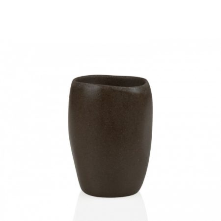 Andrea House Стакан для зубных щеток матовый коричневый
