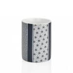 Andrea House Стакан для зубных щеток “Star” керамика и хром