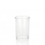 Andrea House Стакан для зубных щеток стекло и хром