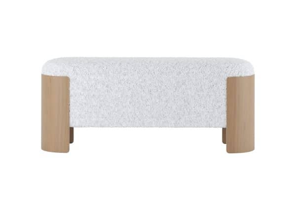 Банкетка Lagom 100 см (белый мех