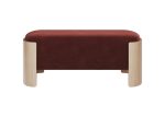 Банкетка Lagom 100 см (бордовый FiberGuard