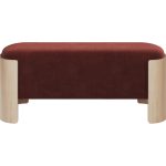 Банкетка Lagom 100 см (бордовый FiberGuard