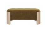 Банкетка Lagom 100 см (янтарный FiberGuard