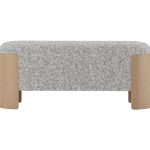 Банкетка Lagom 100 см (серебро мех