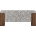 Банкетка Lagom 100 см (серебро мех