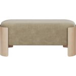 Банкетка Lagom 100 см (светло-бежевый FiberGuard