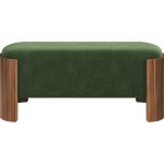 Банкетка Lagom 100 см (зелено-голубой FiberGuard