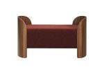 Банкетка Lagom 2 120 см (бордовый FiberGuard