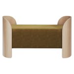 Банкетка Lagom 2 120 см (янтарный FiberGuard