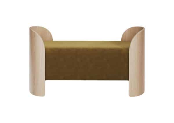 Банкетка Lagom 2 120 см (янтарный FiberGuard