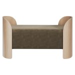 Банкетка Lagom 2 120 см (серо-зеленый FiberGuard