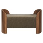 Банкетка Lagom 2 120 см (серо-зеленый FiberGuard