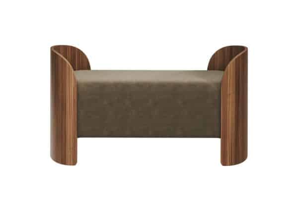 Банкетка Lagom 2 120 см (серо-зеленый FiberGuard