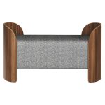 Банкетка Lagom 2 120 см (серый рогожка