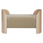 Банкетка Lagom 2 120 см (светло-бежевый FiberGuard