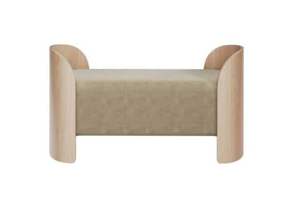 Банкетка Lagom 2 120 см (светло-бежевый FiberGuard