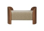 Банкетка Lagom 2 120 см (светло-бежевый FiberGuard