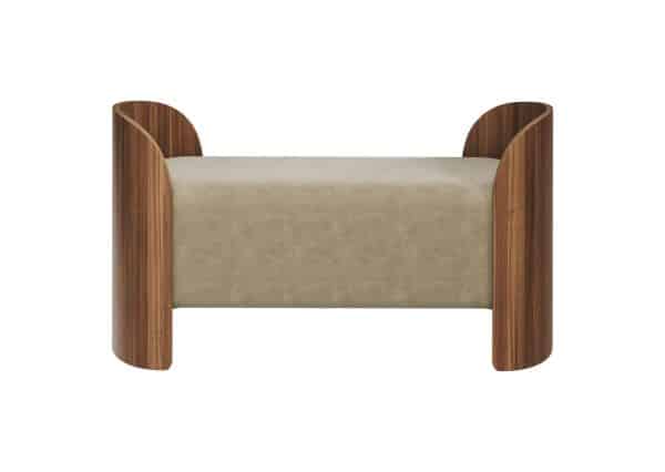 Банкетка Lagom 2 120 см (светло-бежевый FiberGuard