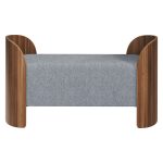 Банкетка Lagom 2 120 см (светло-серый твид