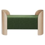 Банкетка Lagom 2 120 см (зелено-голубой FiberGuard