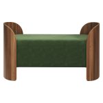 Банкетка Lagom 2 120 см (зелено-голубой FiberGuard