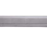 Банкетка Prima на метал опорах серая Velvet SER 40*160*40см