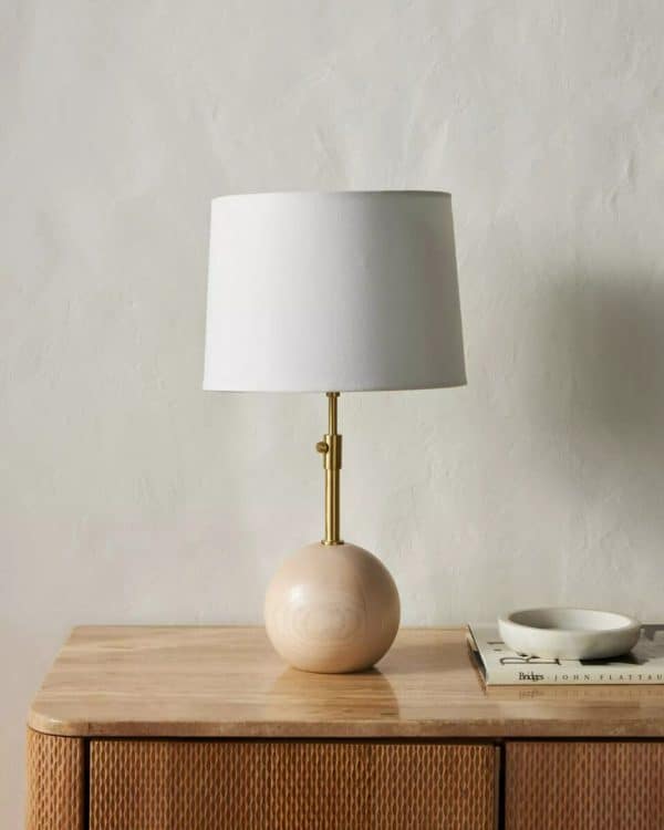 Белая лампа с регулировкой по высоте “Тулон” — изображение 2