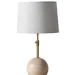 Белая лампа с регулировкой по высоте “Тулон”