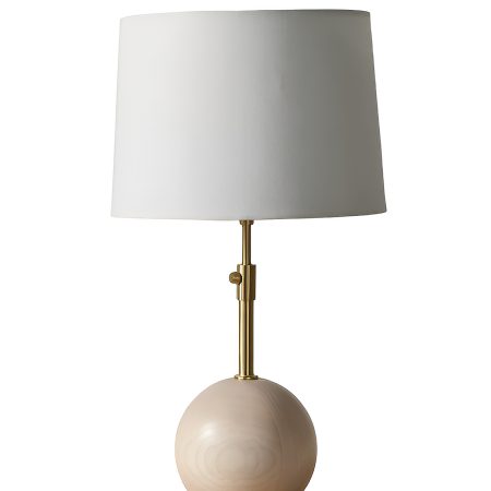 Белая лампа с регулировкой по высоте “Тулон”