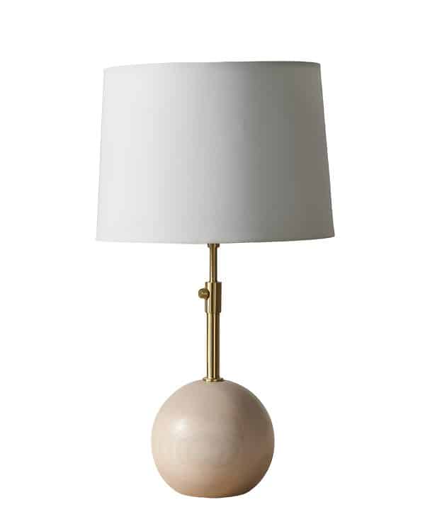 Белая лампа с регулировкой по высоте “Тулон”