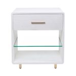 Белая прикроватная тумба “Тейт”