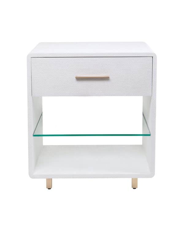 Белая прикроватная тумба “Тейт”