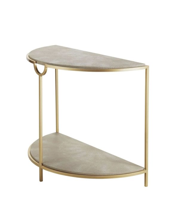 Бежевая полукруглая консоль “Мэгги” — изображение 2