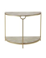 Бежевая полукруглая консоль “Мэгги”