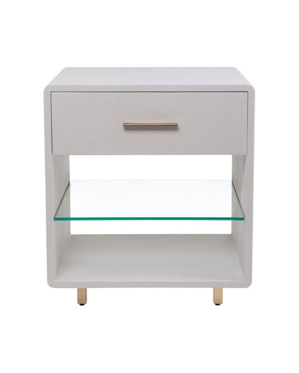 Бежевая прикроватная тумба “Тейт”