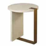 Бежевый приставной столик “Дидье”