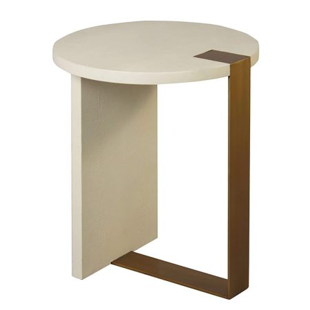 Бежевый приставной столик “Дидье”