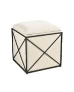 Бежевый пуф “Аксель”