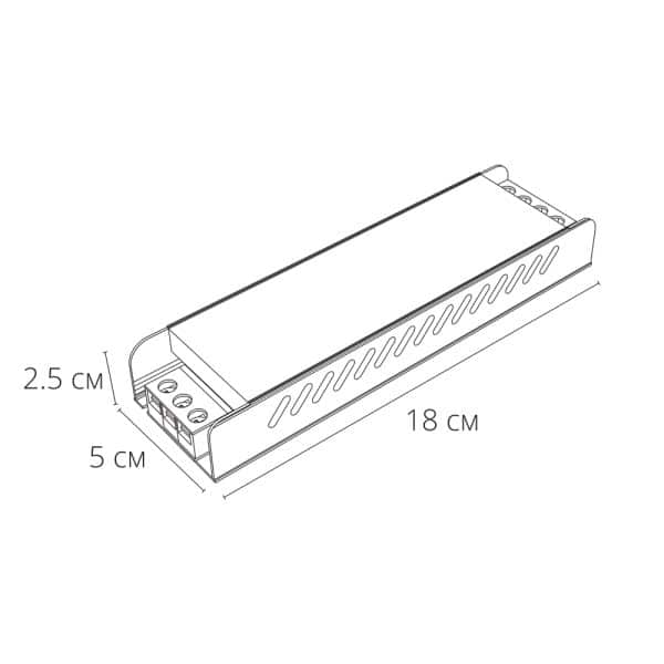 Блок питания 24V 200W 8.3А Arte Lamp STANDART A240606 — изображение 2