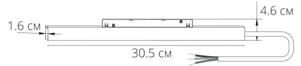 Print Блок питания встраиваемый в трек 48V 150W для магнитной трековой системы ARTE LAMP EXPERT A582006 — изображение 2