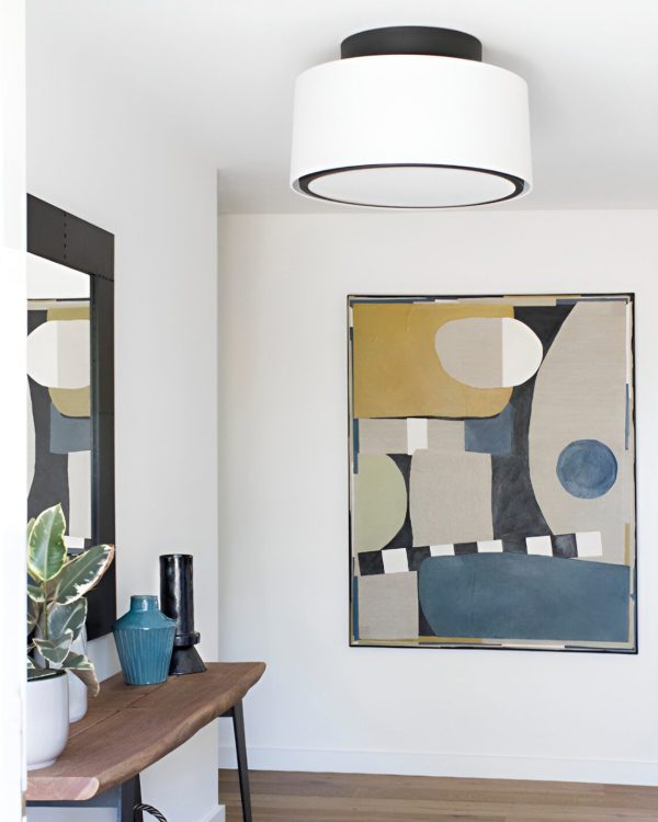 Большой чёрный потолочный светильник “Флемиш” — изображение 2