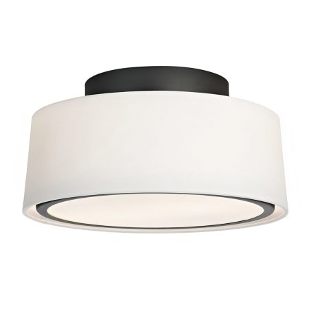 Большой чёрный потолочный светильник “Флемиш”