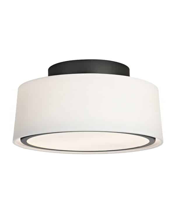 Большой чёрный потолочный светильник “Флемиш”