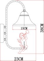 Бра Arte Lamp AMUR A1133AP-1WG — изображение 4