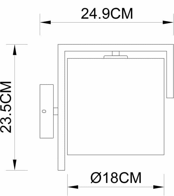 Бра Arte Lamp APEROL A5031AP-1PB — изображение 5