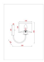 Бра Arte Lamp ATTORE A4092AP-1CC — изображение 5